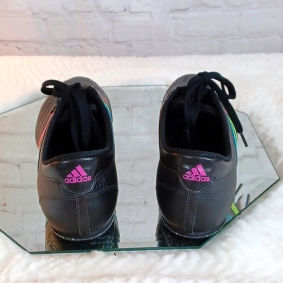 ADDIDAS Woman Black & Rainbow Athletic  Sneakers 9M - Picture 6 of 9